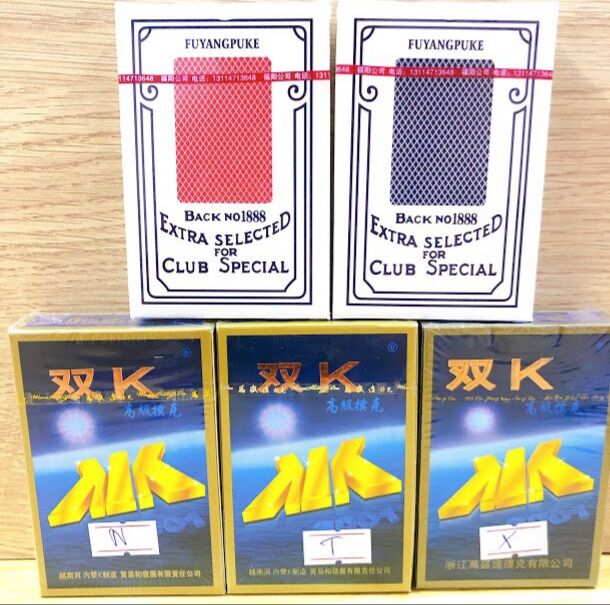 Bộ bài tây DOUBLE K 52 lá (xanh) loại vừa