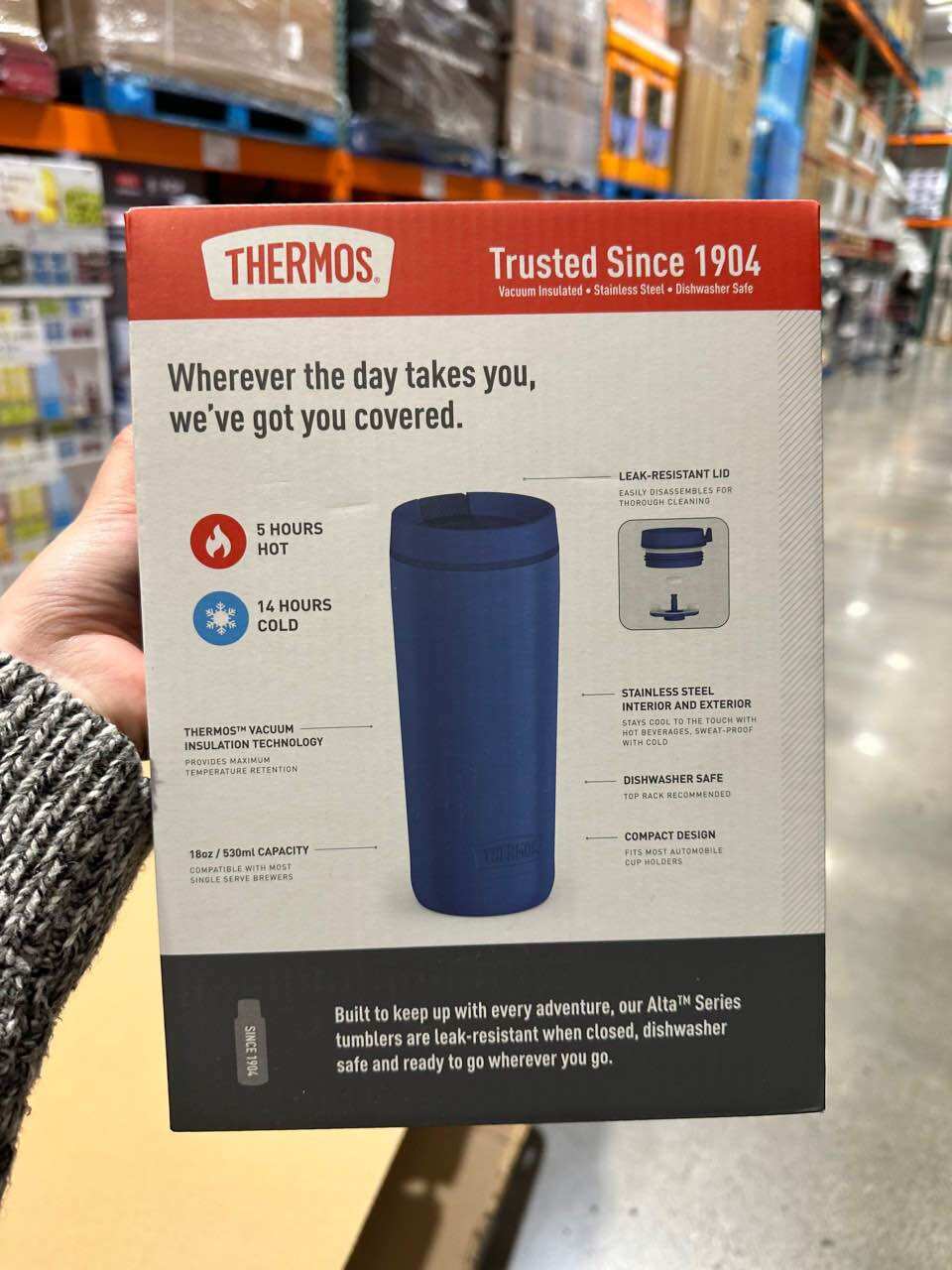 Set 2 ly giữ nhiệt Thermos 530ml [hàng mua US]