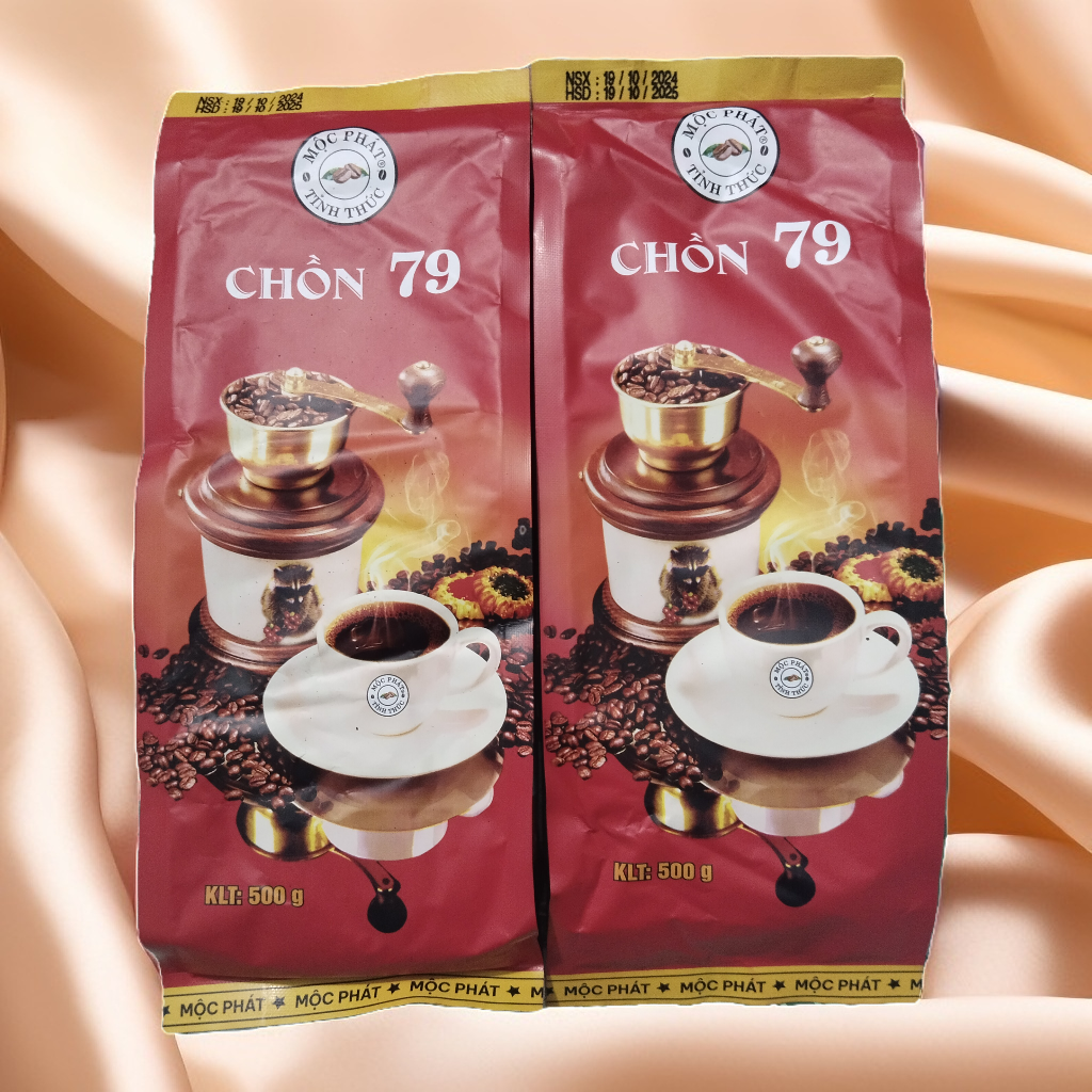 Cafe chồn 79 Hảo Hạng, thơm, sánh =1kg Cafe Hiệu Mộc Phát