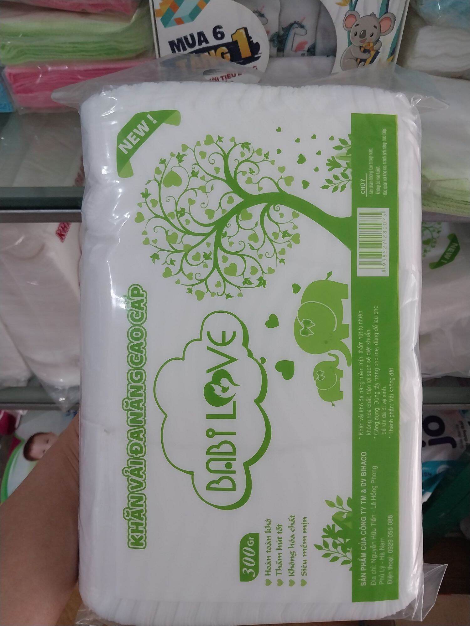 Khăn khô đa năng babi love