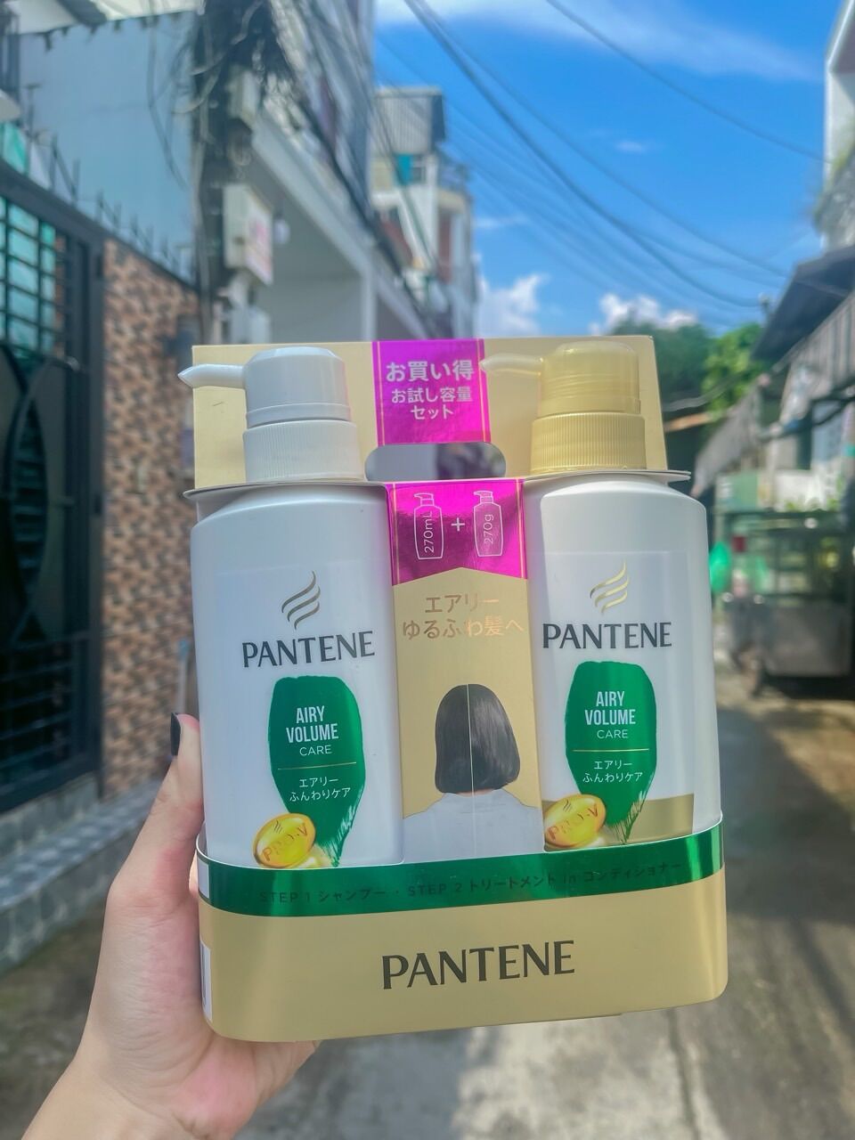 SET Bộ Dầu Xả Gội PANTENE Nhật Bản 2 Màu