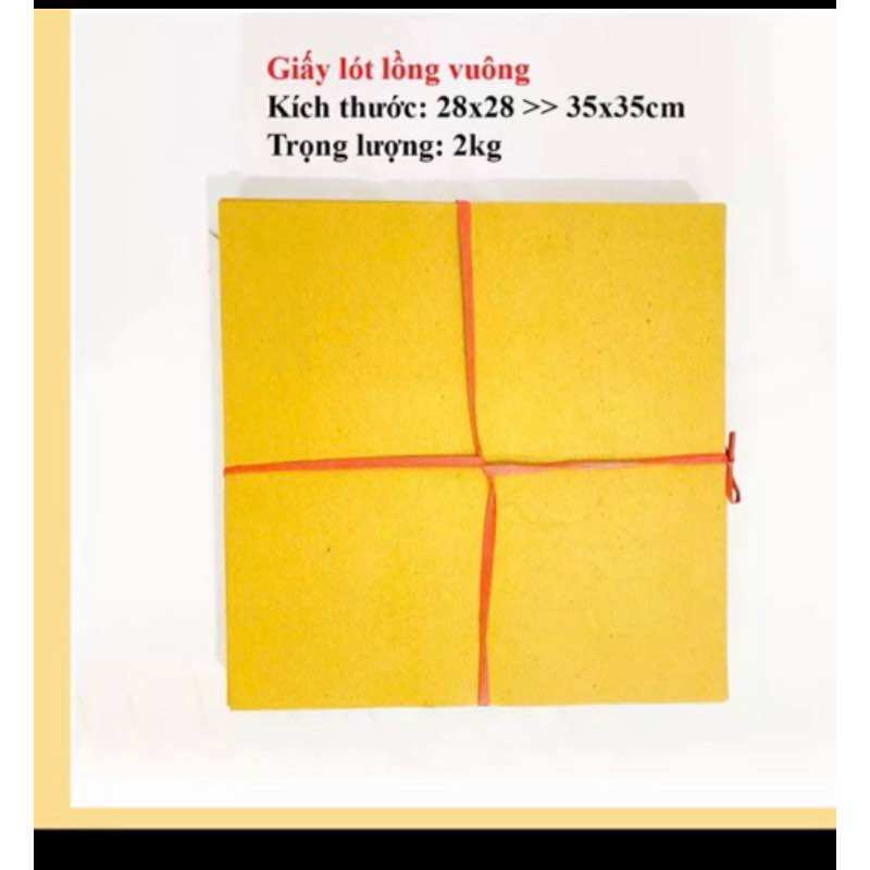 Giấy lót lồng vuông size 34 dành cho chim chào mào