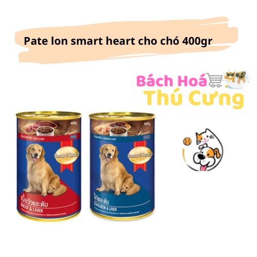 Pate lon smart heart cho chó 400gr