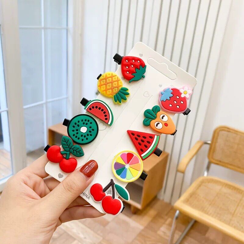 Set 10 Kẹp Tóc Hàn Quốc Cute Cho Bé (SPKT1)