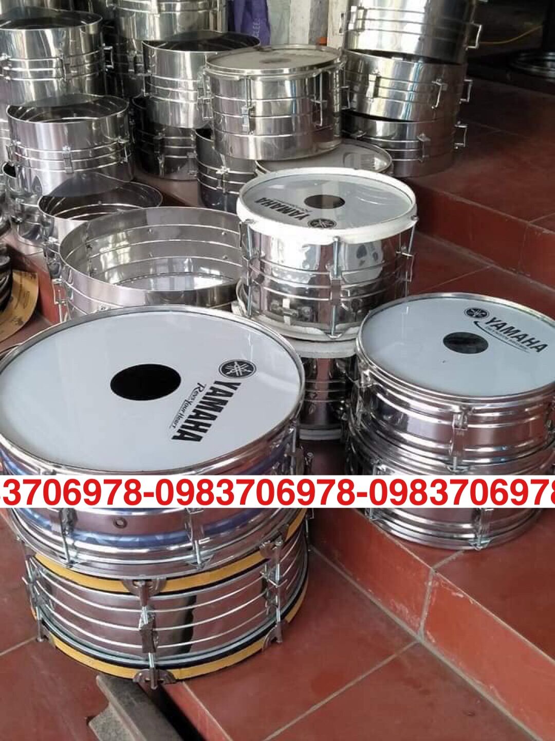 Trống đội yamaha-trống đoàn,trống duyệt đội+dây+dùi