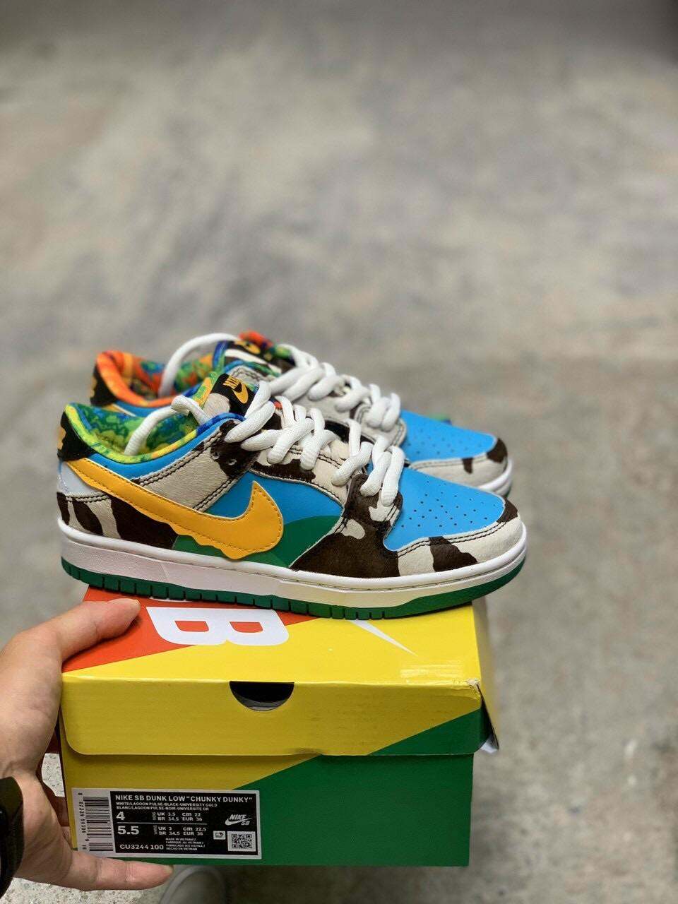 Giày thể thao Nike SB bò sữa hàng đẹp ( ảnh thật + fullbox)
