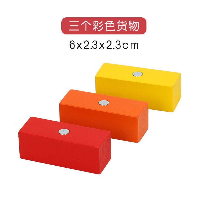 Xe đồ chơi xe lửa từ tính đa chức năng bằng gỗ xe cứu hộ xe công trình xe cảnh sát tương thích xe đồ chơi đường sắt bằng gỗ
