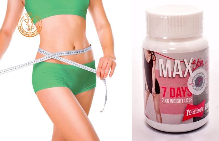 Giảm cân Max slim 7 day Thái Lan 30 viên