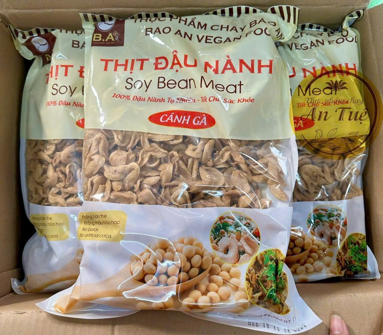Thịt đậu nành cánh gà bảo an 1kg tpc an tuệ