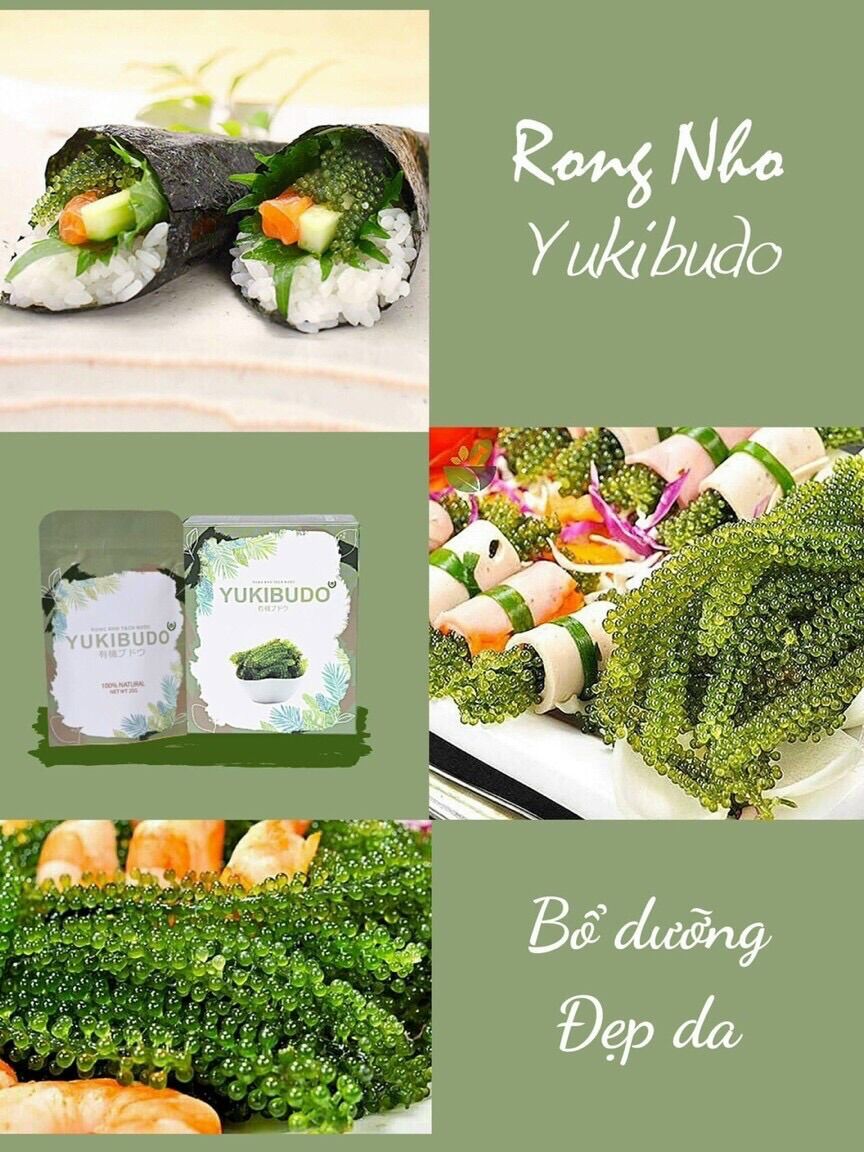 Rong Nho Yukibudo (Tặng sốt mè rang)