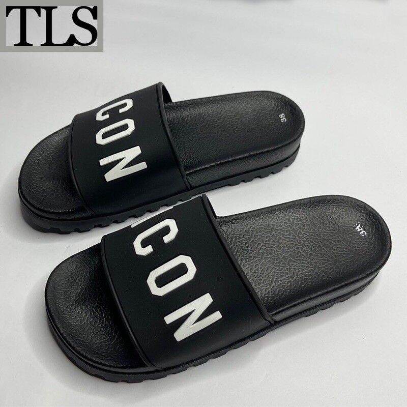 Dép Lê Quai Ngang Icon đế cao 3-4cm