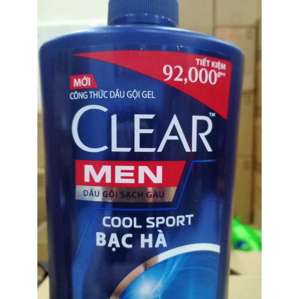Dầu gội đầu Clear men 900g