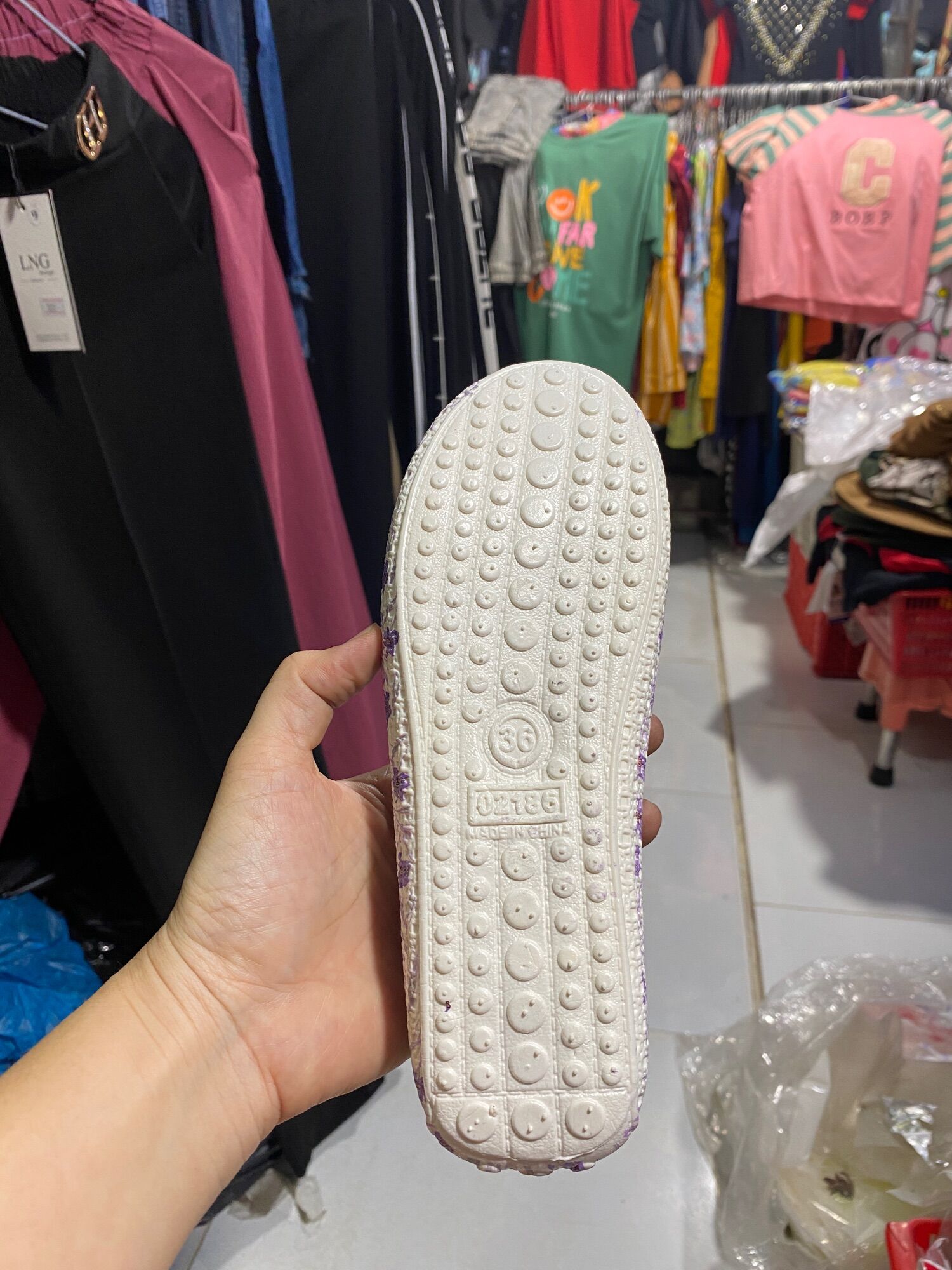 GIÀY BÚP BÊ NỮ IN HOA VĂN XINH SIZE 36-40