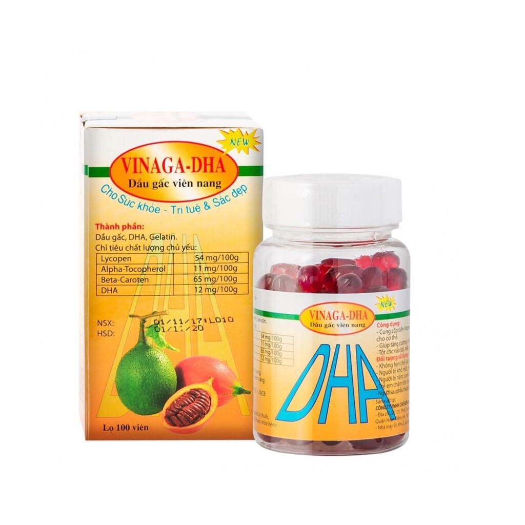Dầu gấc viên nang VINAGA-DHA 100viên