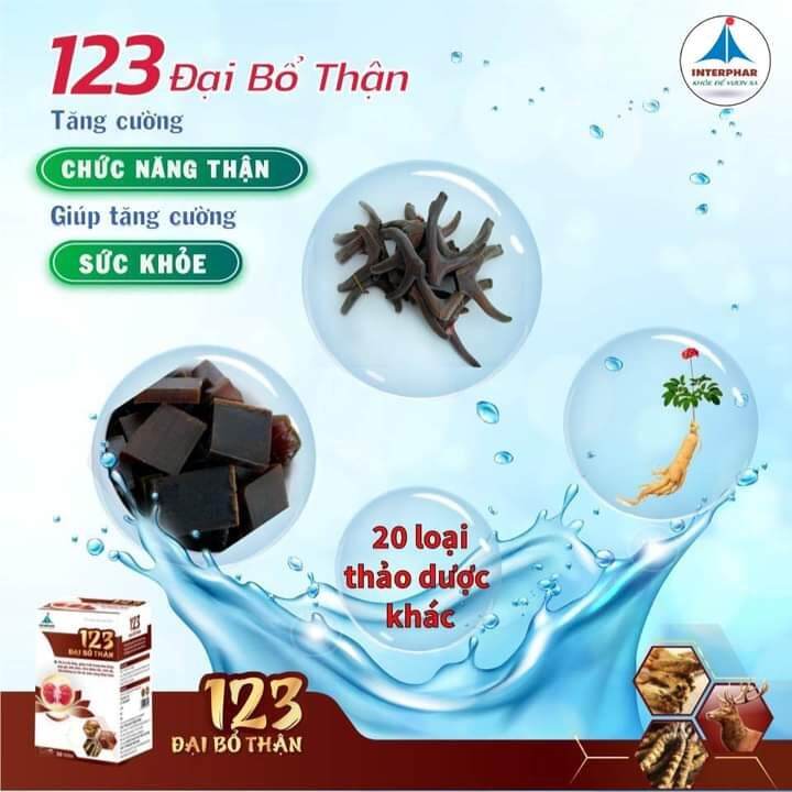 ĐẠI BỔ THẬN 123 (mua 5 tặng 1 bằng tem tích điểm)