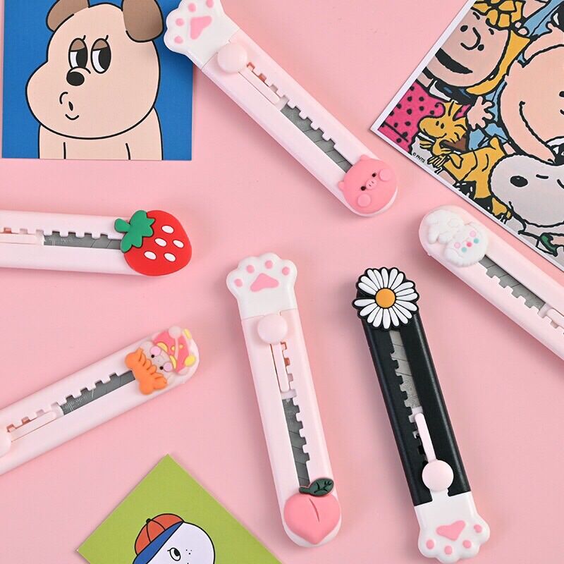 Dao dọc giấy mini hình thú cute nhiều màu