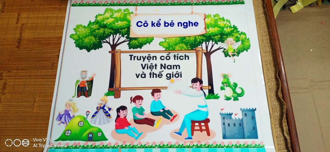 decal trang trí góc lớp khổ lớn