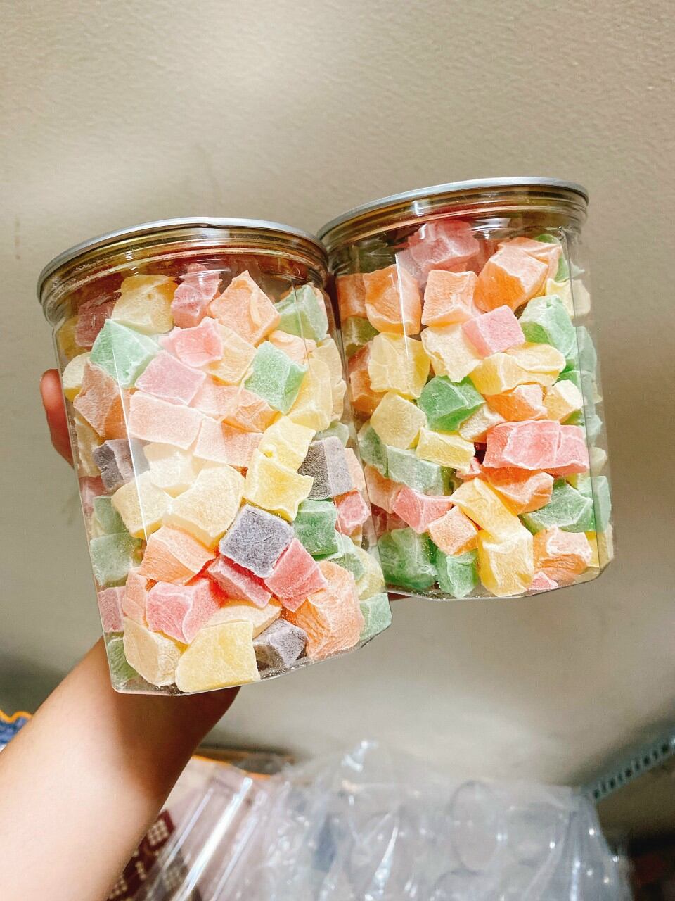 hủ PET - 300g kẹo dẻo trái cây