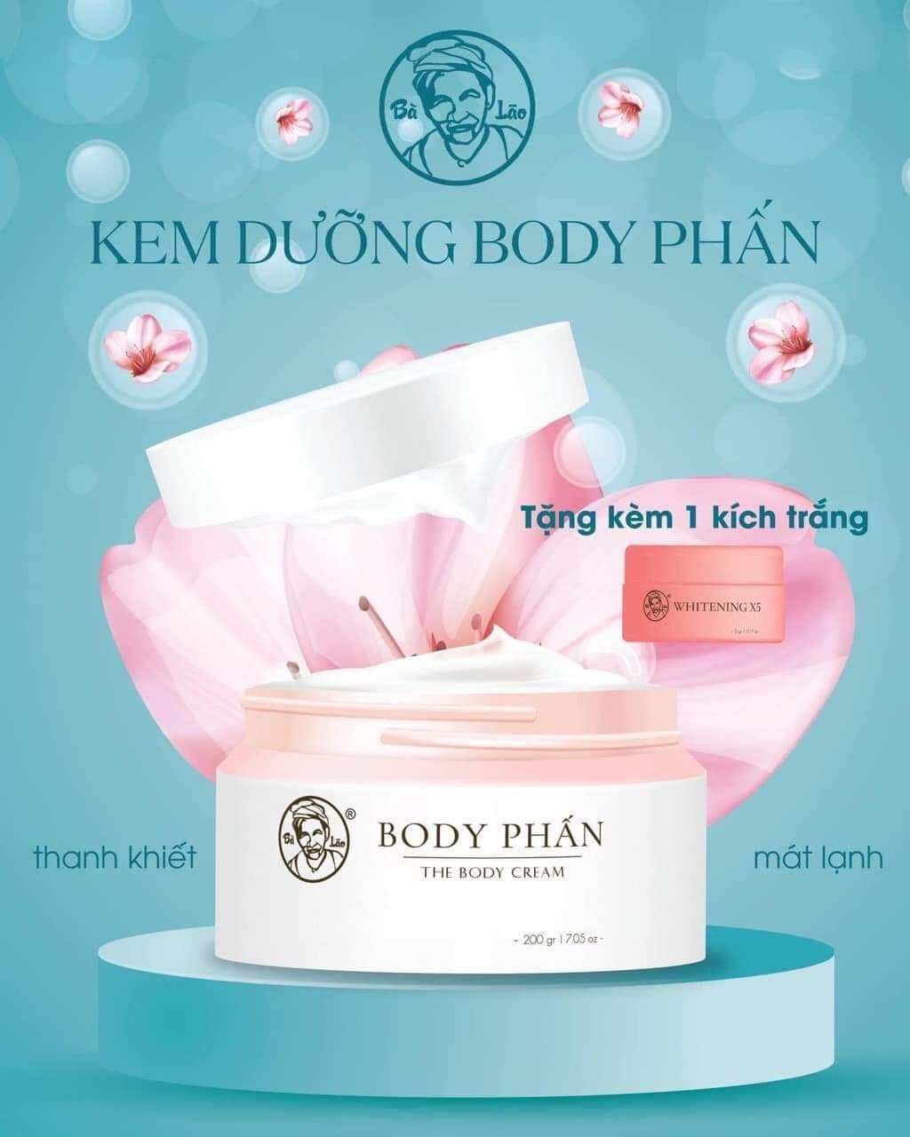 body phấn bà lão chính hãng