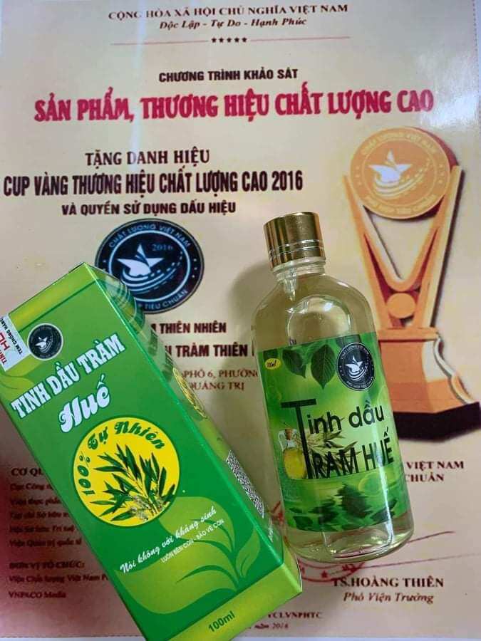 Tinh dầu tràm Huế - nguyên chất 100% dung tích 100ml