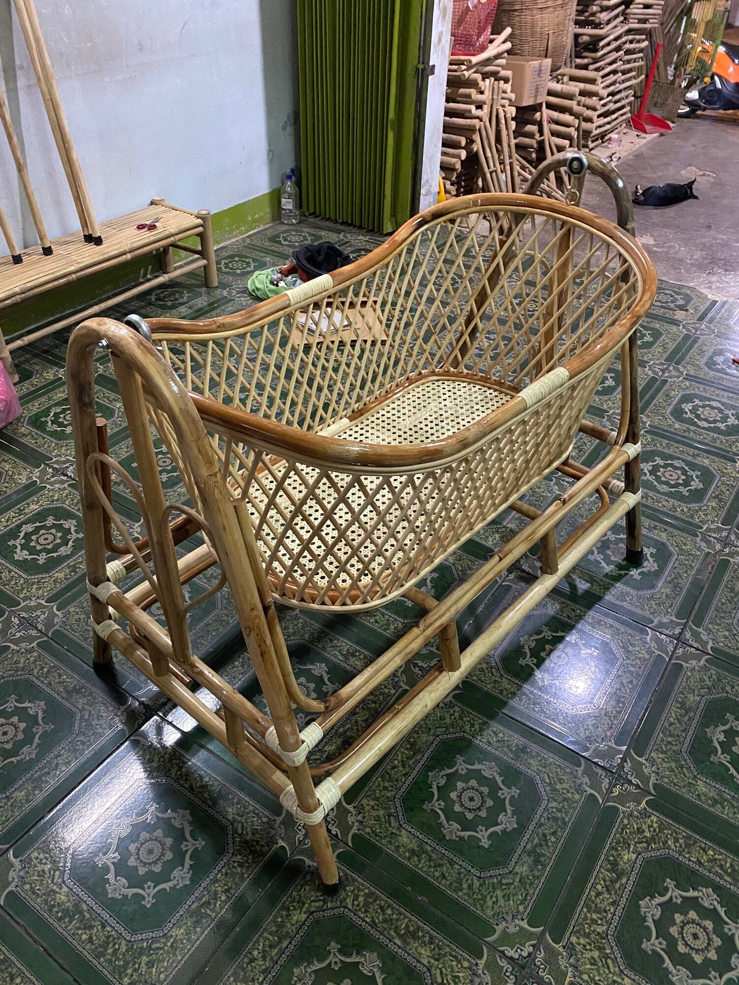 [HCM]Nôi mây cho bé