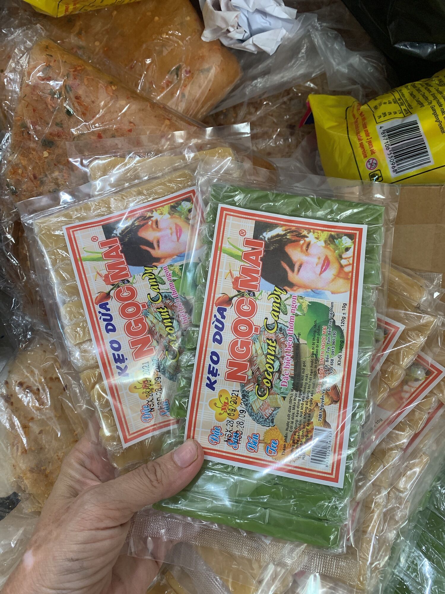 Kẹo dừa que 25k/gói/15que