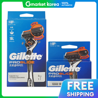 Gillette | Tay cầm dao cạo râu Gillette ProGlide Manual 1 cái + 2 lưỡi + 4