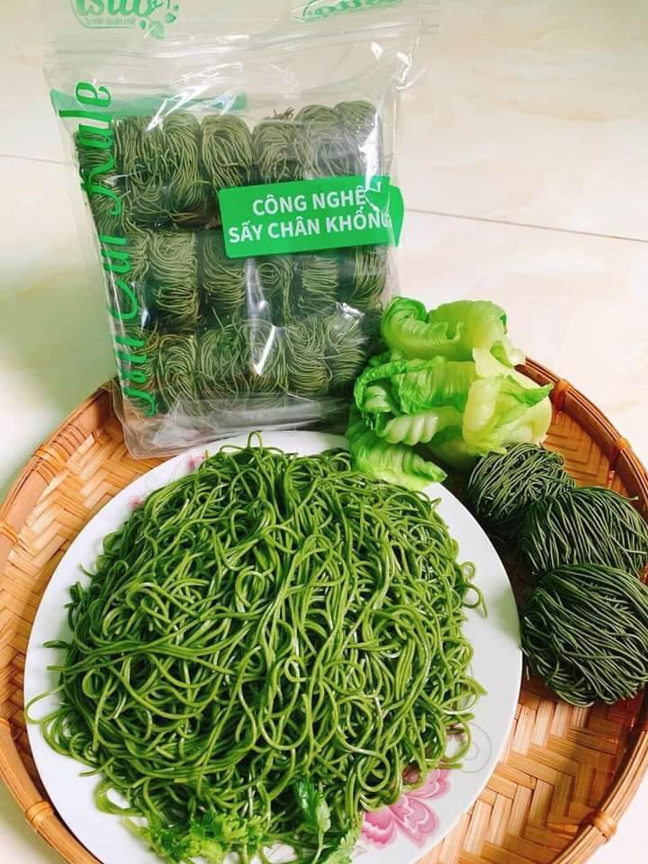 Mì rau cải Kale Organic gói 500g (18 vắt)