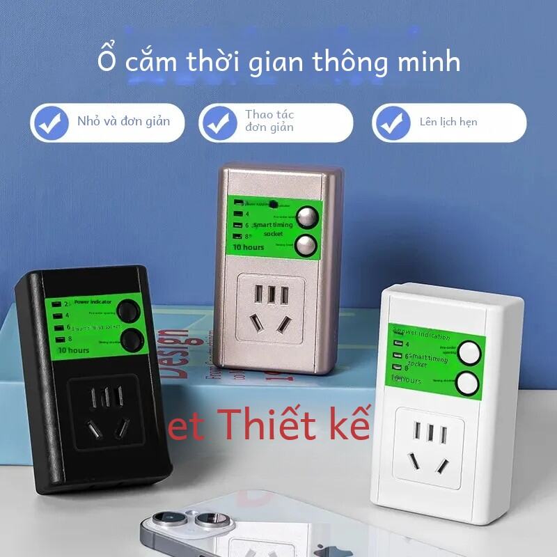 Công Tắc Nguồn Tự Động Thông Minh Ổ Cắm Hẹn Giờ Để Sử Dụng Tại Nhà Bình Điện Sạc Xe Hơi Điều Khiển Thời Gian Phích Cắm Tường