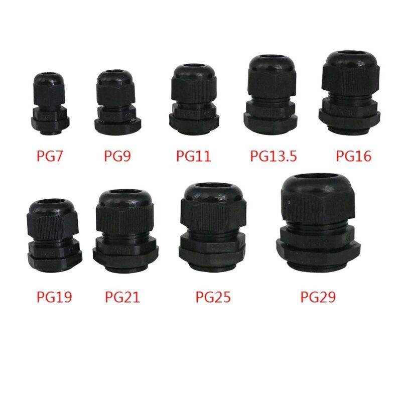 Ốc siết cáp nhựa PG7 PG9 PG11 PG13.5 PG16 PG19 PG21_25_29