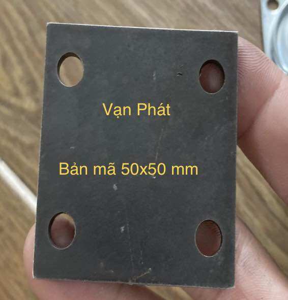 Bản mã vuông 50x50 mm chiều dày 2mm, 3mm