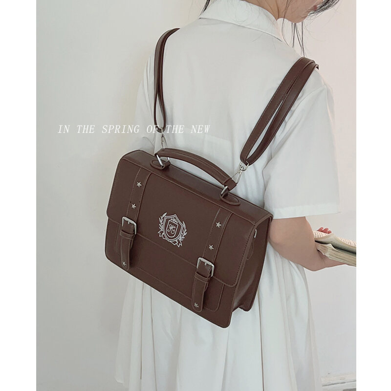 Túi Xách Nữ Phong Cách JK Đại Học Mùa Hè Mới 2024 Dung Tích Lớn Đeo Vai Đơn Túi Đựng Đồ Cho Học Sinh Túi Đeo Vai Đôi