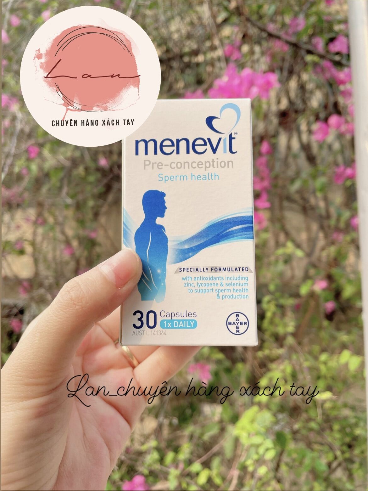 Viên uống Menevit hỗ trợ sức khoẻ sinh sản Nam giới