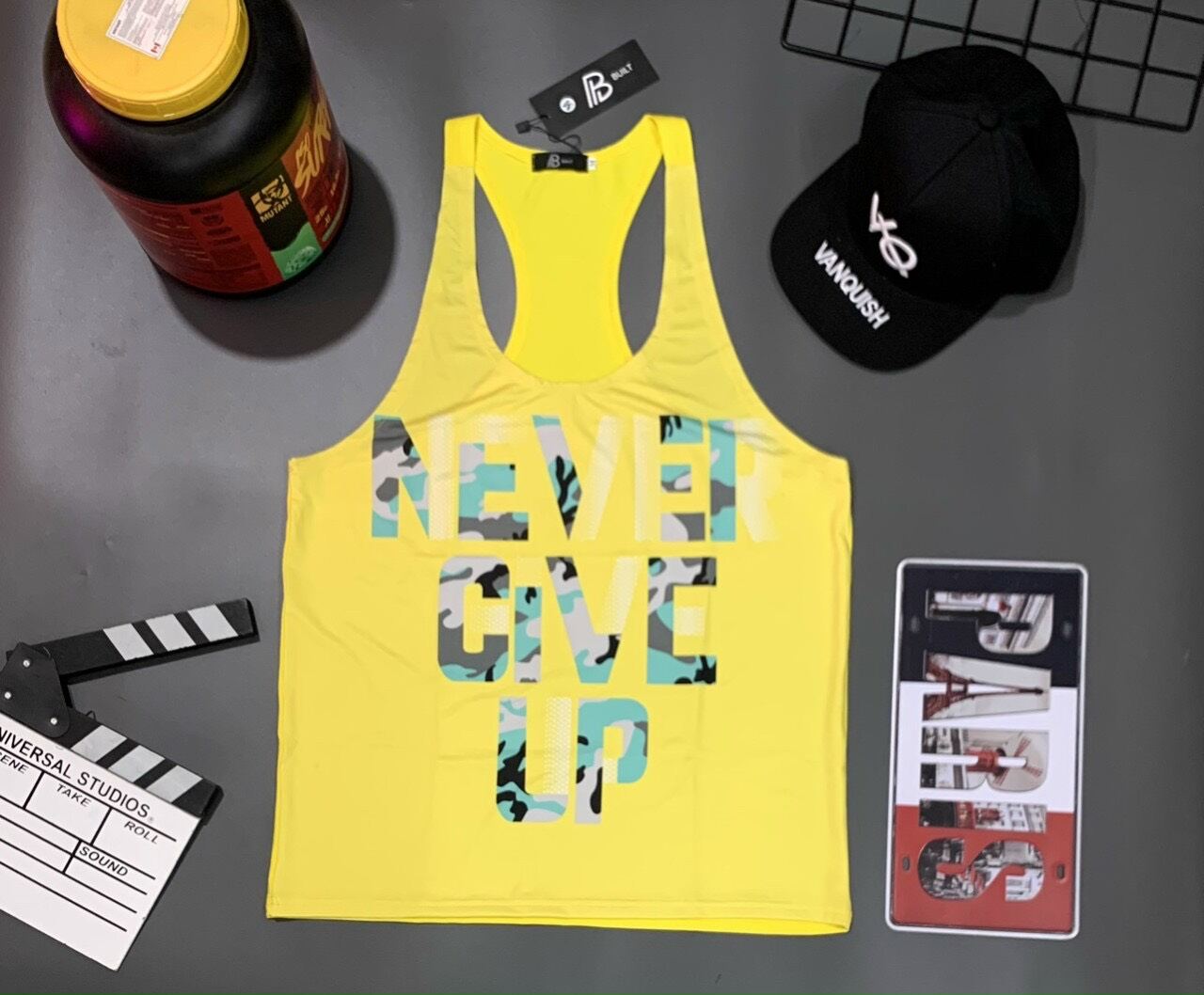 [giảm sốc] áo thun ba lỗ gym nam phom body cực chất