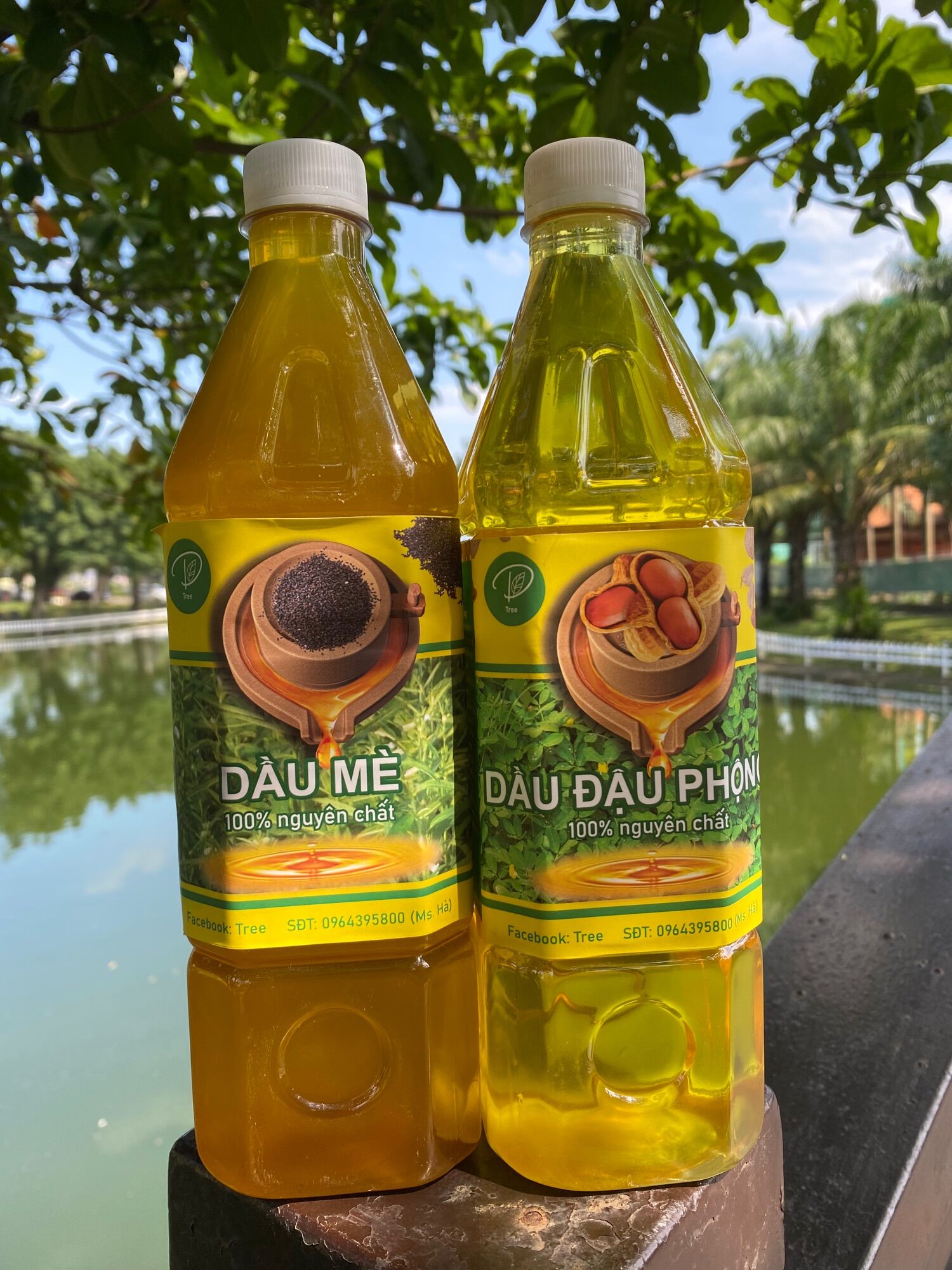 Dầu đậu phộng nguyên chất 1L