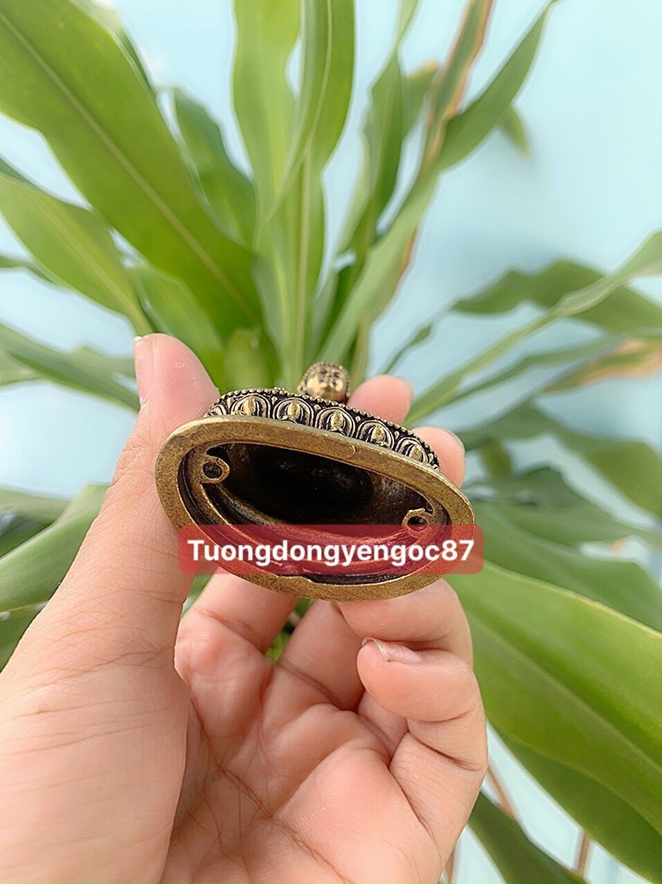 Tượng đồng Phật A Di Đà cao 6,3 cm