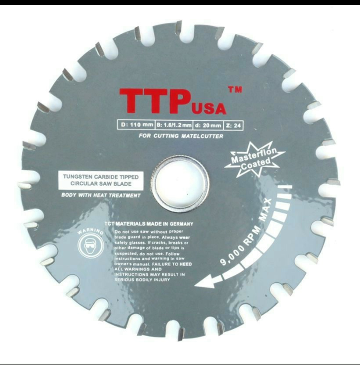 Lưỡi cắt sắt TTP usa 110 mm 24 răng made in Germany