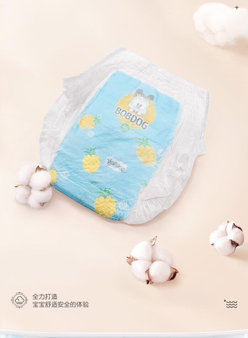 [XẢ] COMBO 72 miếng Tã quần BOBDOG dứa size M
