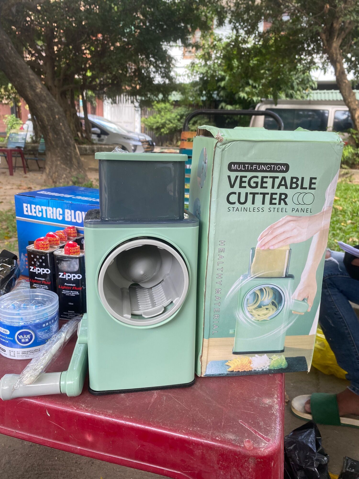Máy Bào Sợi, Cắt Lát Rau Củ Đa Năng 4in1