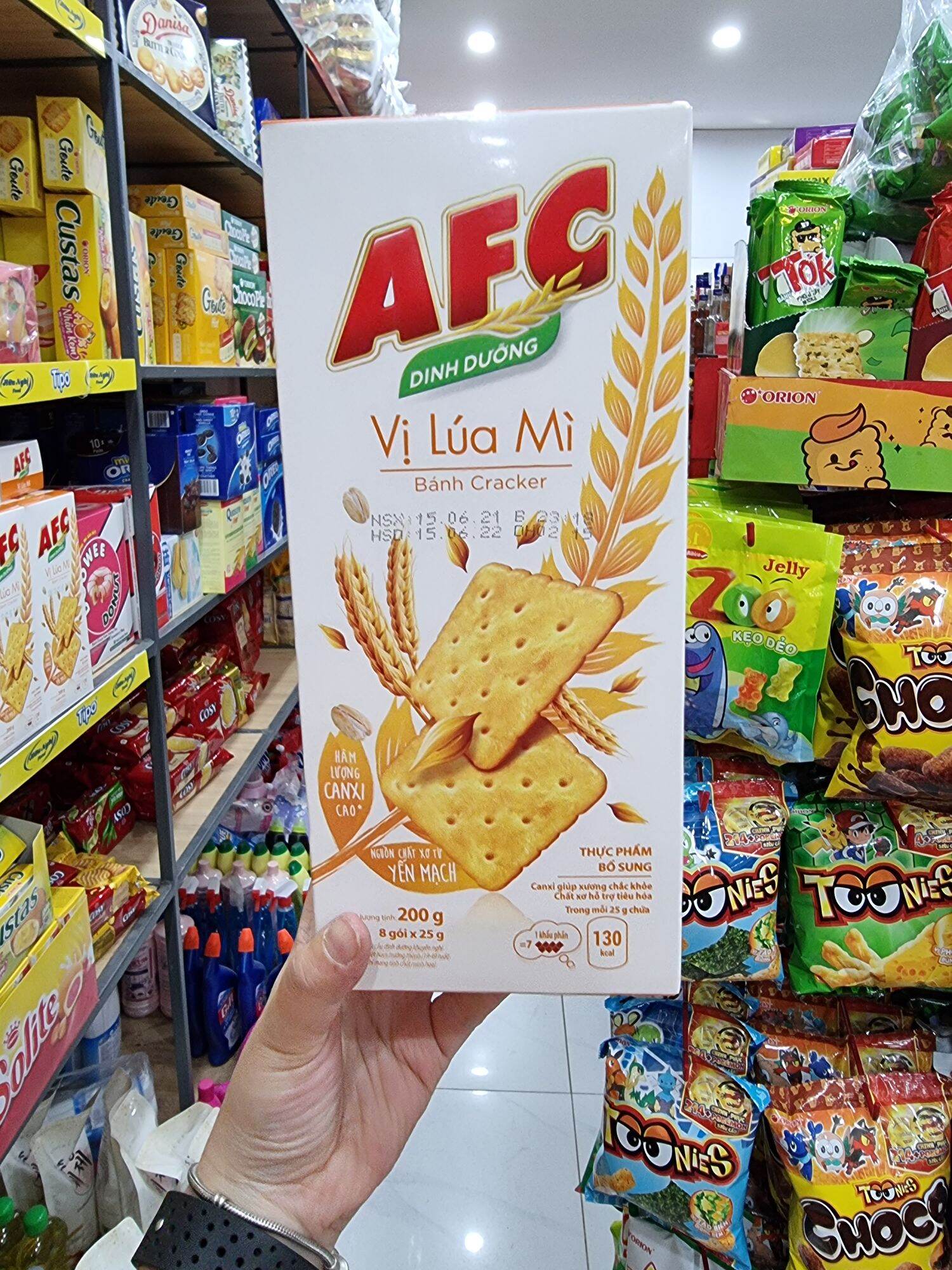 Bánh dinh dưỡng AFC vị lúa mì 200g