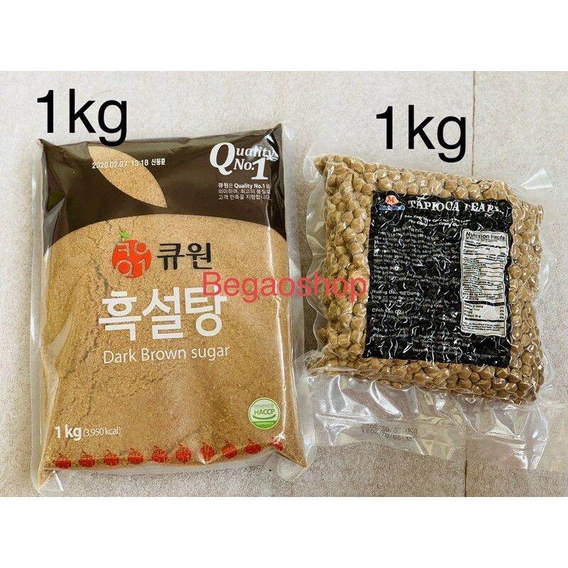 Set nguyên liệu làm trà sữa chân trâu đường đen