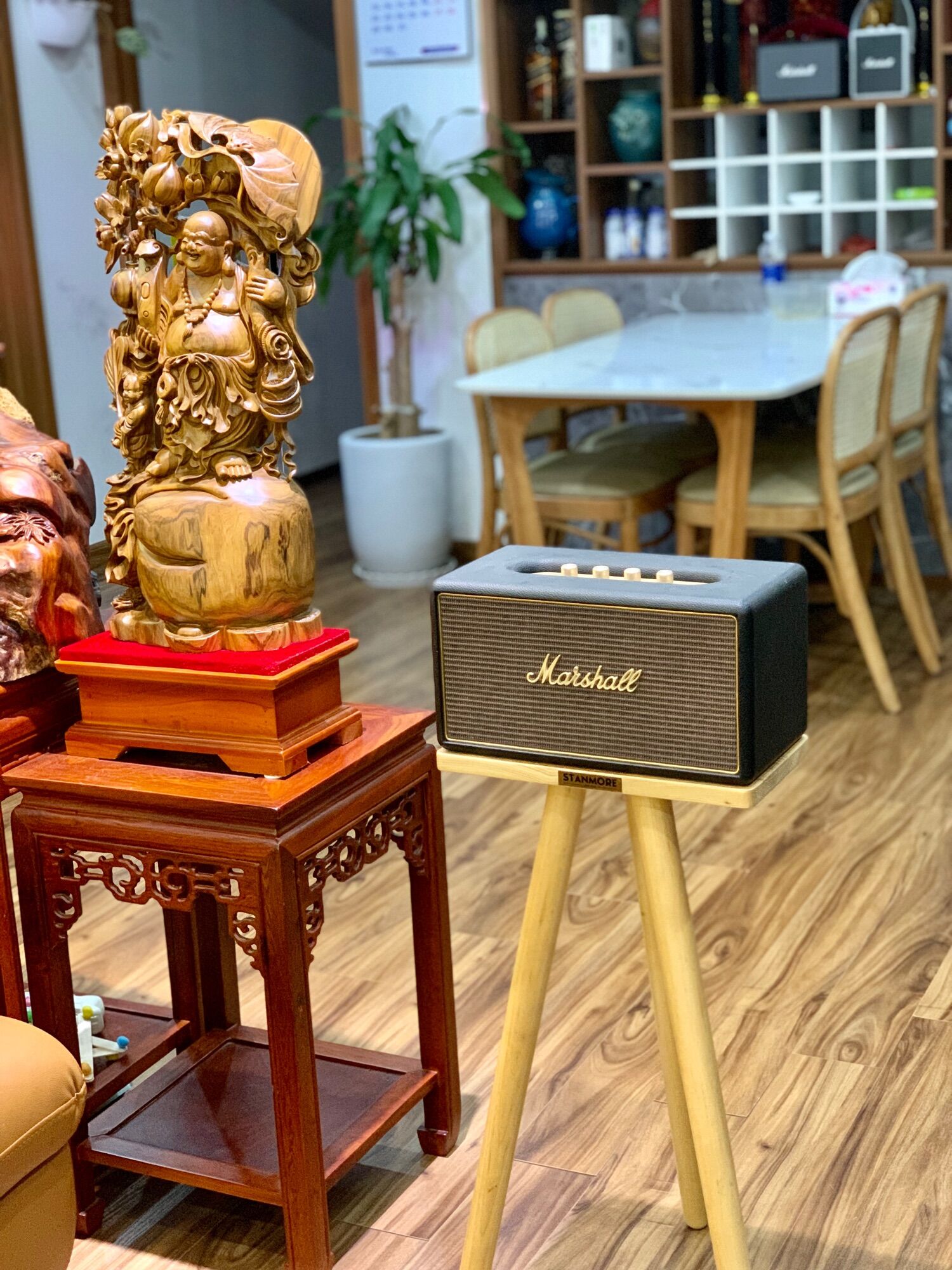 CHÂN ĐẾ LOA MARSHALL WOBURN, STANMORE gỗ