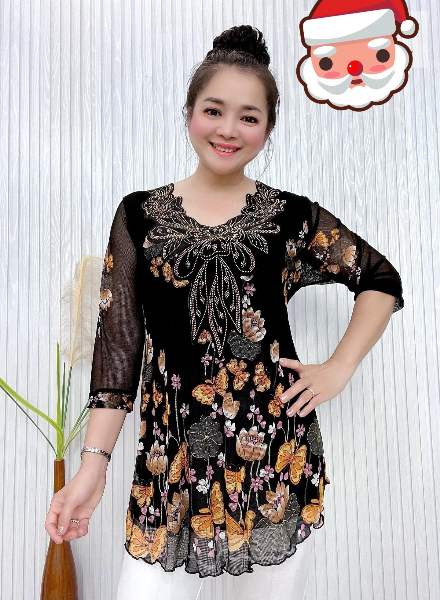 Áo thun lưới trung niên 70-95 ký
