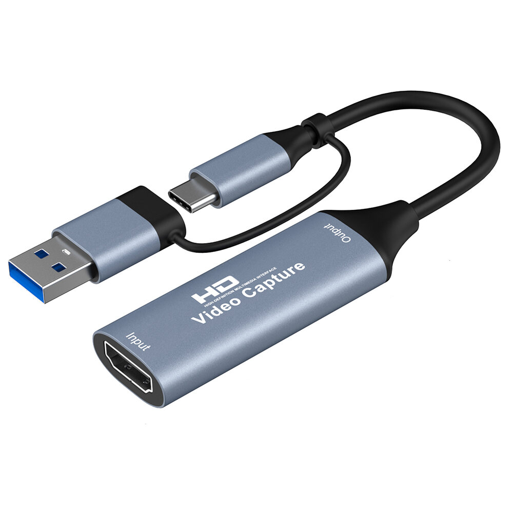 Thẻ Ghi Âm Tương Thích HDMI 4K 1080P USB-A/USB-C USB2.0 Ghi Âm Thanh Video Cho OBS Studio PotPlayer 