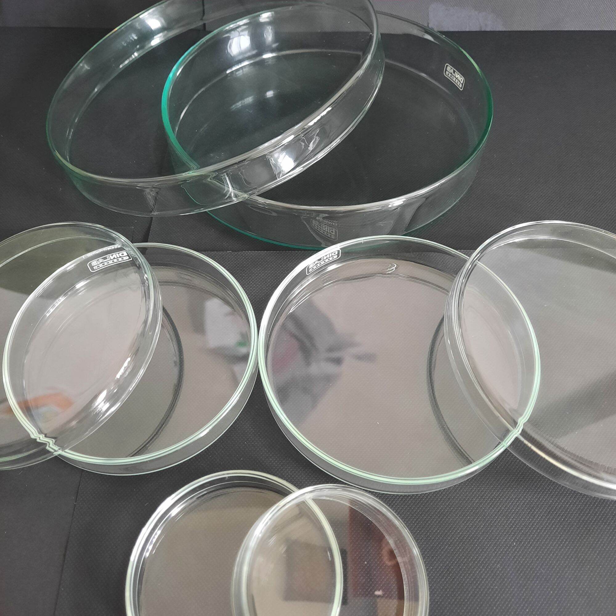 [Dinlab-Đức] 1 CẶP ĐĨA PETRI THỦY TINH NHIỀU SIZE