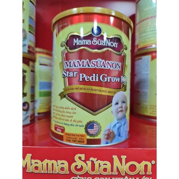 Mama sữa non Star pedi grow IQ 800g date mới