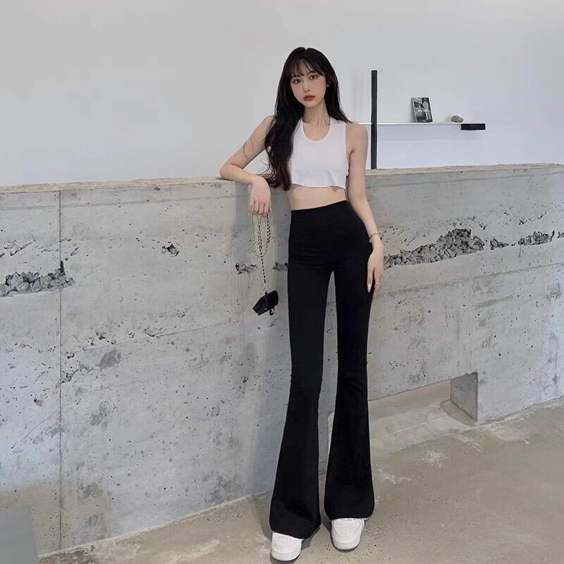 QUẦN ỐNG LOE ÔM COTTON LENGING CO GIÃN 4 CHIỀU