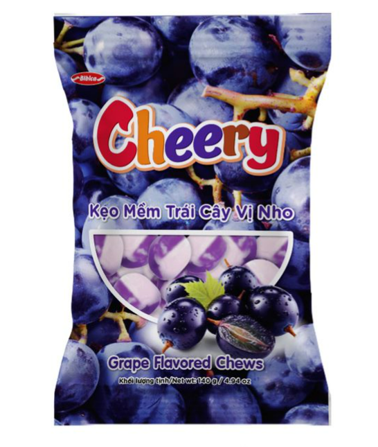 Kẹo mềm trái cây Cheery 140gr Bibica