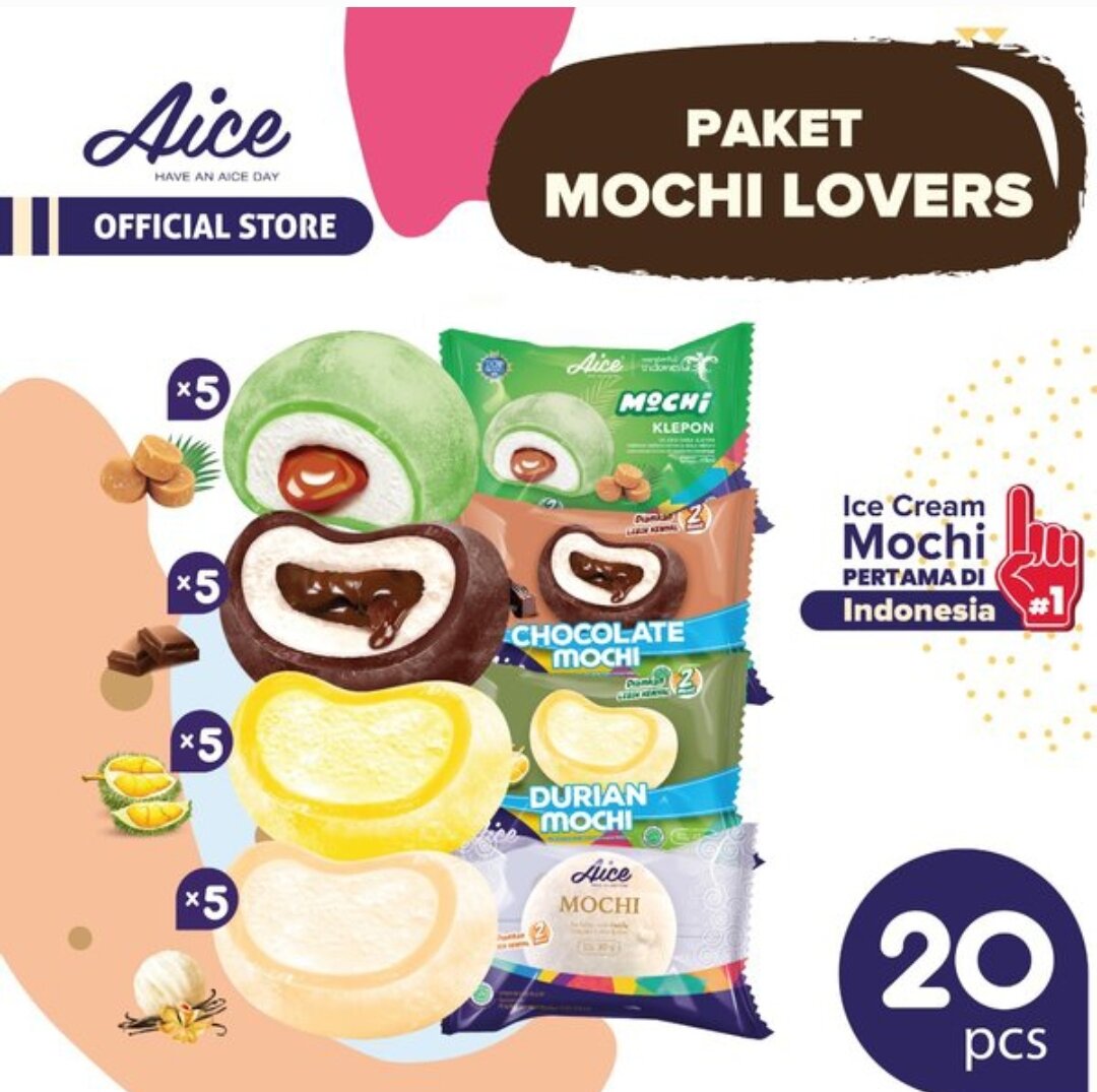 Chọn giao 2h40 kem Aice mix 2 loại mochi sầu-vani kèm 2 đá gel giữ lạnh