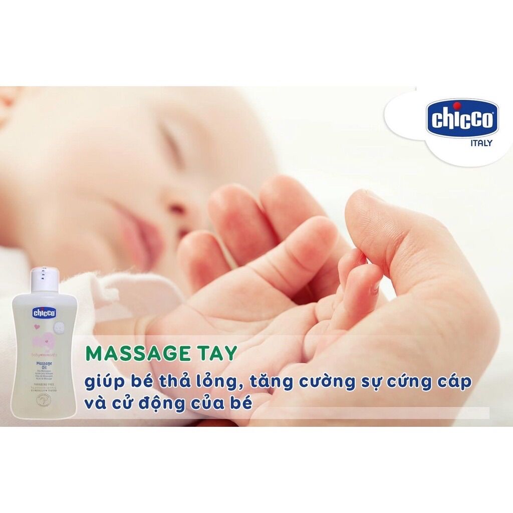 Dầu massage cho bé sơ sinh CHICCO